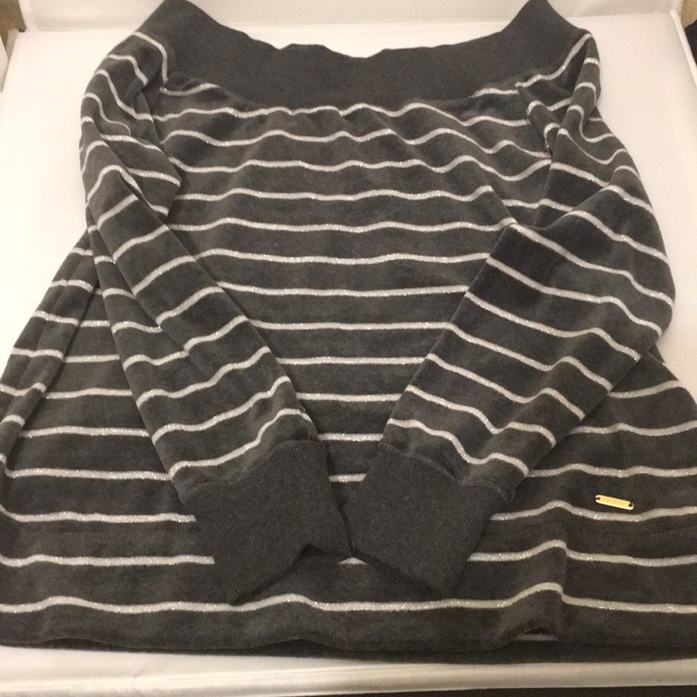 IMNYC Off Shoulder Velour Top